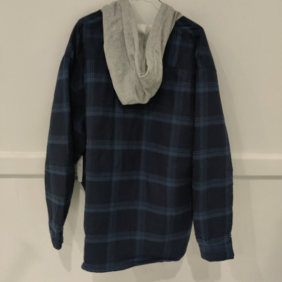 NWT Wrangler Authentics Men's Long Sleeve Quilted Jacket Size 2XL Blue $100 O194 - Picture 2 of 2